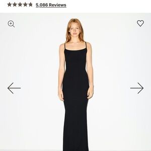 SKIMS Soft Lounge Long Slip Dress Ribbed - NWT - M